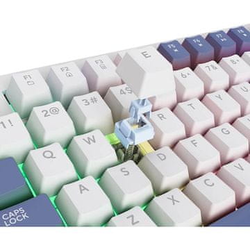 Trust GXT872 XYRA mehanička gaming tipkovnica, LEOBOG Seiya prekidači, bijela (25729)