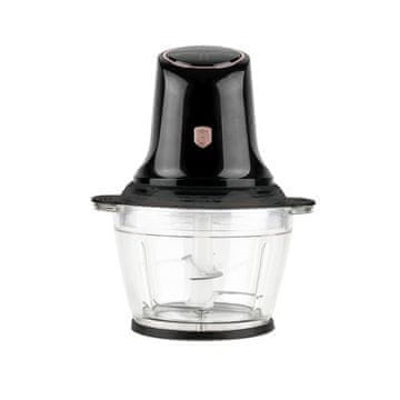 Berlingerhaus Električni sjeckalica BH-9575 with Black Rose Collection glass bowl