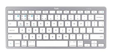 Trust Basics bežična tipkovnica, Bluetooth, srebrna (26210)