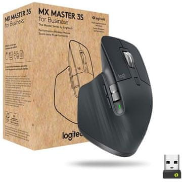 Logitech Master Series MX Master 3S for Business Graphite bežični miš