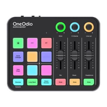OneOdio Oneodio Audio Mixer I Solicaster Zvučna Kartica Za Streaming Podcast-A