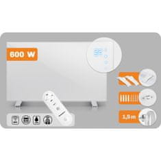 Berdsen Infracrveni grijač 600W BD-981 WiFi aplikacija za daljinsko upravljanje