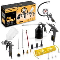 Humberg 18-dijelni pneumatski set alata za kompresor Humberbg HM-256