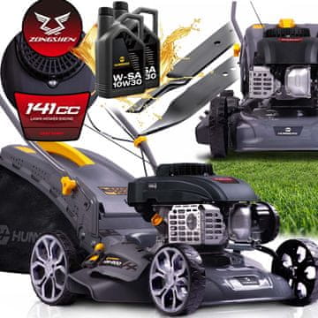 Humberg 40 cm 45 l Zongshen 141cc benzinska kosilica za travu + HM-600 ulje