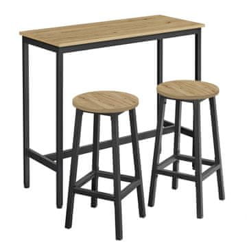 BE Barski stol + 2 stolice - artisan - LBT219B88