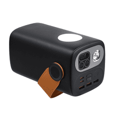 RivaCase VA1086 Turbo QC / 3.0 PD prijenosna baterija powerbank 60000 mAh 100W - kamp baterija s dvije LED svjetiljke