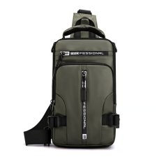 VIVVA® Vodootporna protuprovalna torba za rame 18x10x30 cm s USB punjenjem, anti-theft crossbody najlonska torba | ONNBAG Zelena