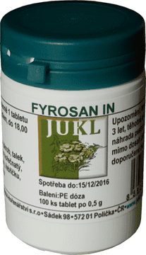 JUKL JUKL tablety Fyrosan IN