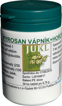 JUKL JUKL tablete Fyrosan Kalcij + Magnezij