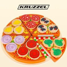 Northix Drvena pizza - set 22471