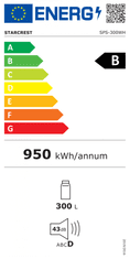 STARCREST profesionalna rashladna vitrina SPS-300WH