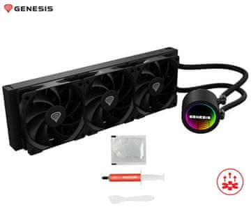 Genesis HYDRIA 360 ARGB vodeno hlađenje, sve u jednom, 360 mm, crno