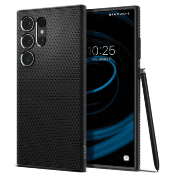 Spigen Liquid Air silikonska maskica za Samsung Galaxy S24 Ultra 5G crna