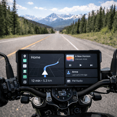Farrot Moto Navigacija 8.1" Android Auto CarPlay GPS Vodootporna IPX7 Bluetooth TPMS WiFi Kompatibilna s BMW KTM Honda Yamaha Ducati Triumph