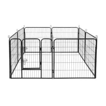 Rebel TOOLS 8-dijelna metalna modularna ograda za pse ili mačke 80x80cm