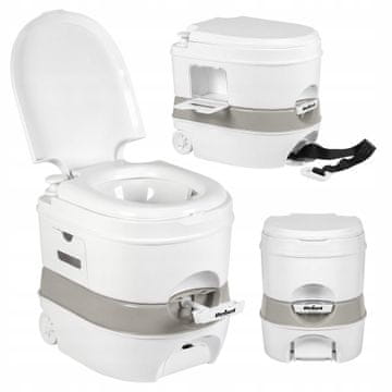Rebel TOOLS Prijenosni modularni kemijski WC za kampiranje 24+20L WC s ispiranjem