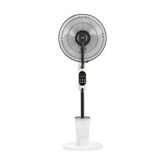 Teesa Samostojeći ventilator od 75 W s vodenom maglom na kotačima, 43 cm, 2,8 l, daljinski upravljač, bijela boja