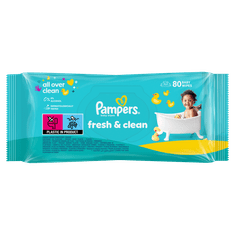 Pampers Fresh Clean Baby maramice za bebe, 15 pakiranja = 1.200 komada