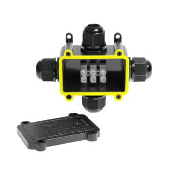 HERMETIČKA RAZVODNA KUTIJA S 4 ULAZNE VODOOTPORNA IP68 0,5-2,5 MM