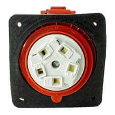 tp electric 400V 16A 5P INDUSTRIJSKA UTIČNICA ZA PLOČU S POKLOPCOM IP44