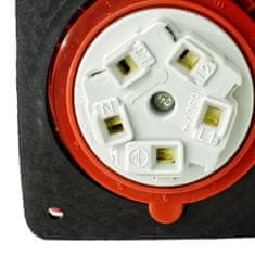 tp electric 400V 16A 5P INDUSTRIJSKA UTIČNICA ZA PLOČU S POKLOPCOM IP44