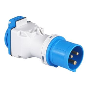 tp electric CEE KAMPING ADAPTER OD 16A DO 230V, FRANCUSKI UTIČNI ADAPTER, KUTNI ADAPTER