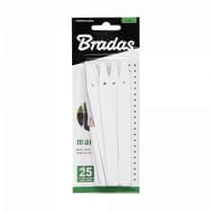 Bradas ETIKETE ZA BILJKE VRTNE OZNAKE ETIKETE 15X1,5 CM 25 KOM