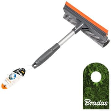 Bradas BRISALICA ZA ČIŠĆENJE PROZORA OD 20 CM, KRATKA ALUMINIJSKA RUČKA 24 CM