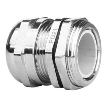 DE KABELSKA ULOZNICA PG21 10-18MM IP68 NIKLANI MESING METAL