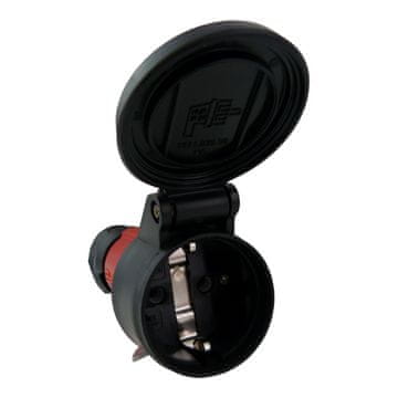 BALS Prijenosna utičnica 16A 230V IP54 Uni-Schuko crvena 7489 2494
