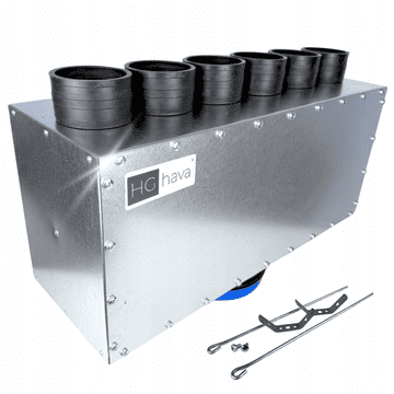 HG Hava RAZVODNA KUTIJA PROLAZNI VENTILACIJSKI RAZVODNIK FI 160 6X75MM