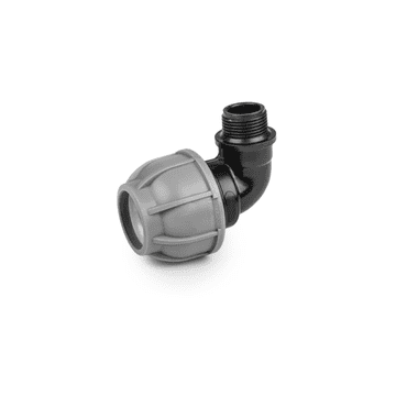 Bradas VIJČANI KOLJEN ZA PE CIJEVI 25MM 90° S VANJSKIM NAVOJEM GZ 1/2" PN10