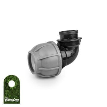 Bradas KOLJENO ZA PE CIJEV 40MM 90° S UNUTARNJIM NAVOJEM 5/4" PN10 VRTNO