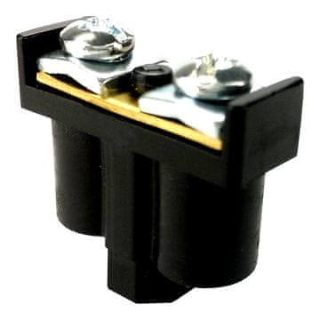 ViPlast DVOSTRUKI TERMINALNI KONEKTOR ZA ŽICE 2X1-4MM2 CRNI 400V 5 KOM
