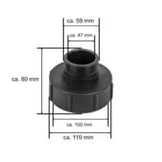 Bradas IBC PRIKLJUČAK GW 100X8 GZ 2 INČA ADAPTER REDUKCIJA ZA SPREMNIK ZA VODU H