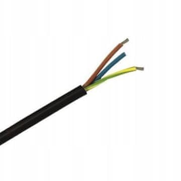 PRZEWÓD GUMOWY 3X1,5MM2 H07RN-F ONPD OKRĄGŁY KABEL GUMOWY CZARNY 1M