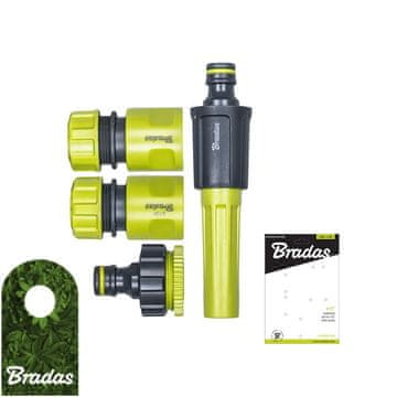 Bradas SET OD 4 PRSKALICE ZA BRZE SPOJNICE ZA CRIJEVO 1/2" RAVNI PRSKALICA