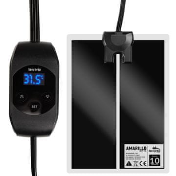 Terrario GRIJAĆA PODLOGA ZA TERARIJ LCD TERMOSTAT ZA GMIZAVCE MEMORIJA 10W