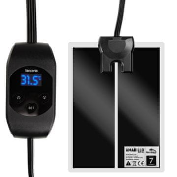 Terrario GRIJAĆA PODLOGA ZA TERARIJ LCD TERMOSTAT ZA GMIZAVCE MEMORIJA 7W
