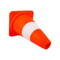 DOK REFLEKTIVNI STUPIĆ ZA UPOZORENJE NA CESTI 30 CM, KONUS OD MEKOG PVC-A