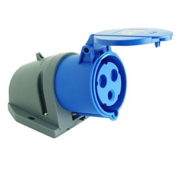 tp electric NADGRADNA KAMP UTIČNICA 32A 3P 230V IP44 PLAVA 2P+Z