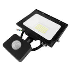 GTV 30W LED reflektor sa senzorom pokreta GT-GCR30W-64 crni IP65 vanjska rasvjeta 3000lm