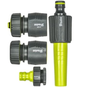 Bradas SET OD 4 PRSKALICE ZA BRZE SPOJNICE ZA CRIJEVO 3/4" RAVNI PRSKALICA