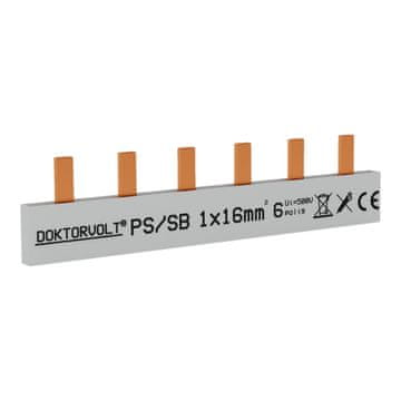 DOK PIN SPOJNA SABIRNICA 1-FAZNA 6-MODULA 16MM2 ZA DISTRIBUCIJU