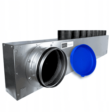HG Hava RAZVODNA KUTIJA VENTILACIJSKI RAZVODNIK PROMJERA 200 ZA 8 CIJEVI PROMJERA 75