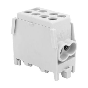 Pollmann RAZVODNI BLOK MOSTNI TERMINAL 1P 1,5-25MM2 SIVI