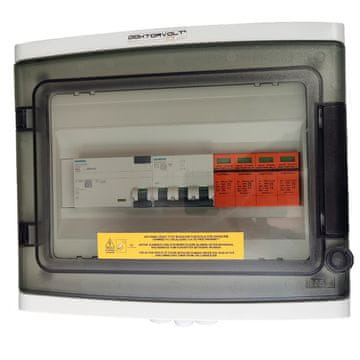 DOK PV FOTONAPONSKA AC RAZVODNA PLOČA SIEMENS 3F B10A 25A 300MA T2