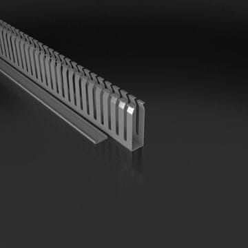 em KOMBINIRANI KABELSKI KANAL 25X100 S POKLOPCOM POKLOPAC ZA KABEL 1M