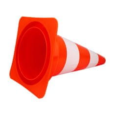 DOK REFLEKTIVNI STUPIĆ ZA UPOZORENJE NA CESTI 50 CM, KONUS OD MEKOG PVC-A