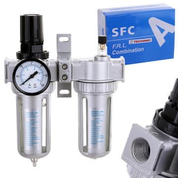 REDUKTOR FILTER ODVODA ZA KOMPRESOR 40UM 1/2" PNEUMATSKI